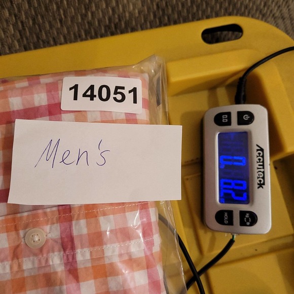 Chase Edward Shirt Mens Extra Large Pink Plaid Woven Button Up Pockets‎ Golf - Picture 10 of 10